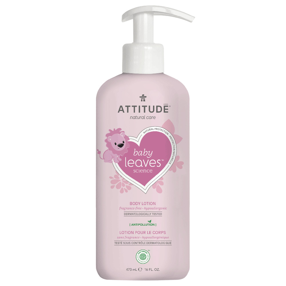 Attitude Fragrance Free Baby Leaves Body Lotion 473ml