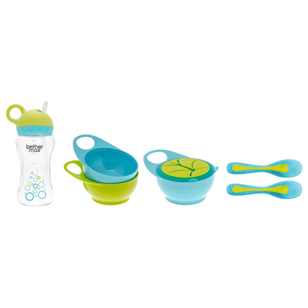 Brother Max Straw Cup, Snack Bowl, Travel Spoons & Bowls