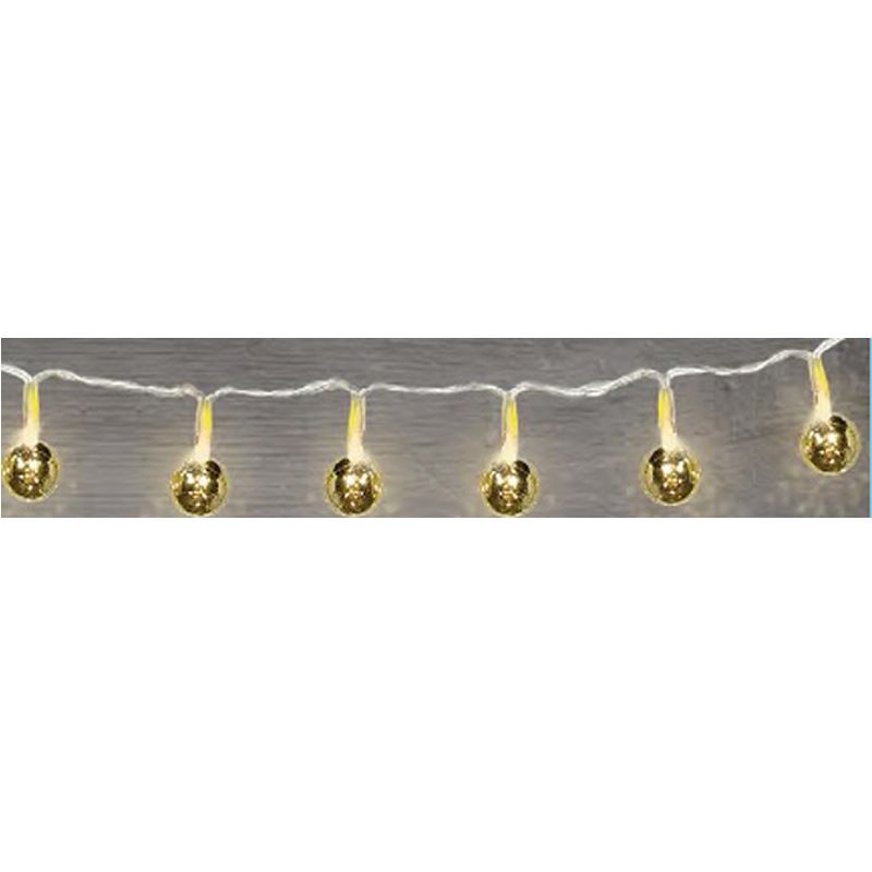 Buy Party Centre Gold Mercury Mini Globes LED String Lights in UAE ...