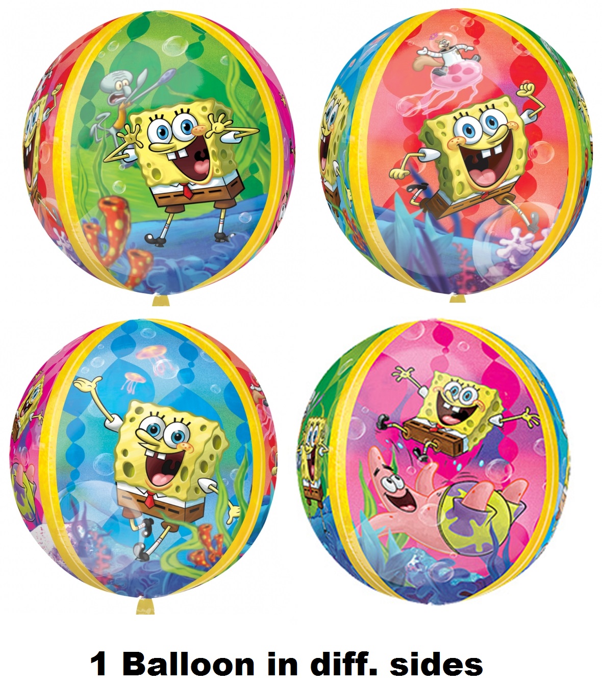 Splatoon Balloons Buy Orbz SpongeBob Squarepants Balloon - 1pc in UAE | Mumzworld
