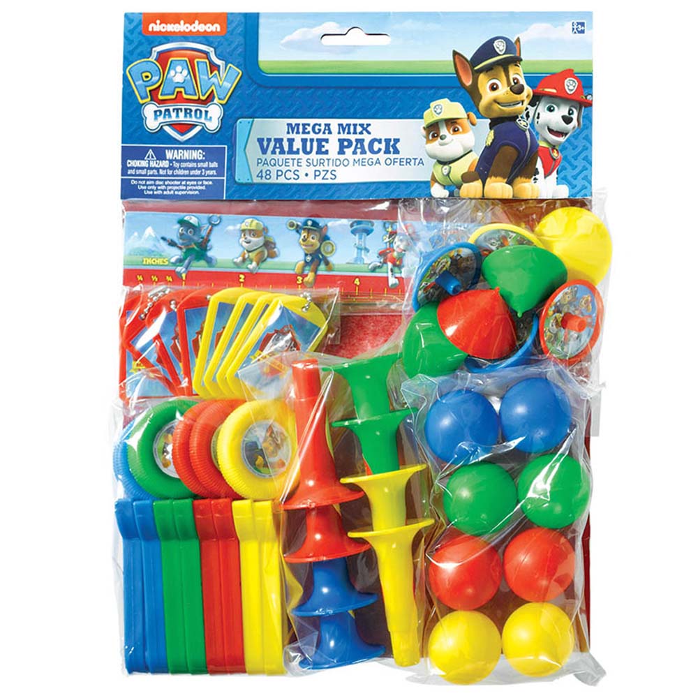 Buy Amscan Paw Patrol Mega Mix Value Pack in UAE Mumzworld