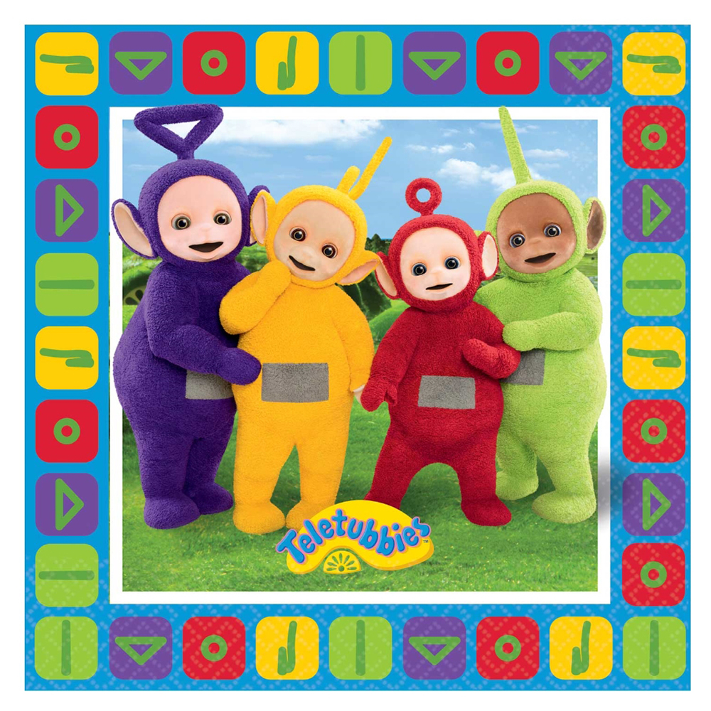 Tovaglioli Teletubbies 33 Cm - Colorati Per Feste E Eventi Speciali - Foto 8