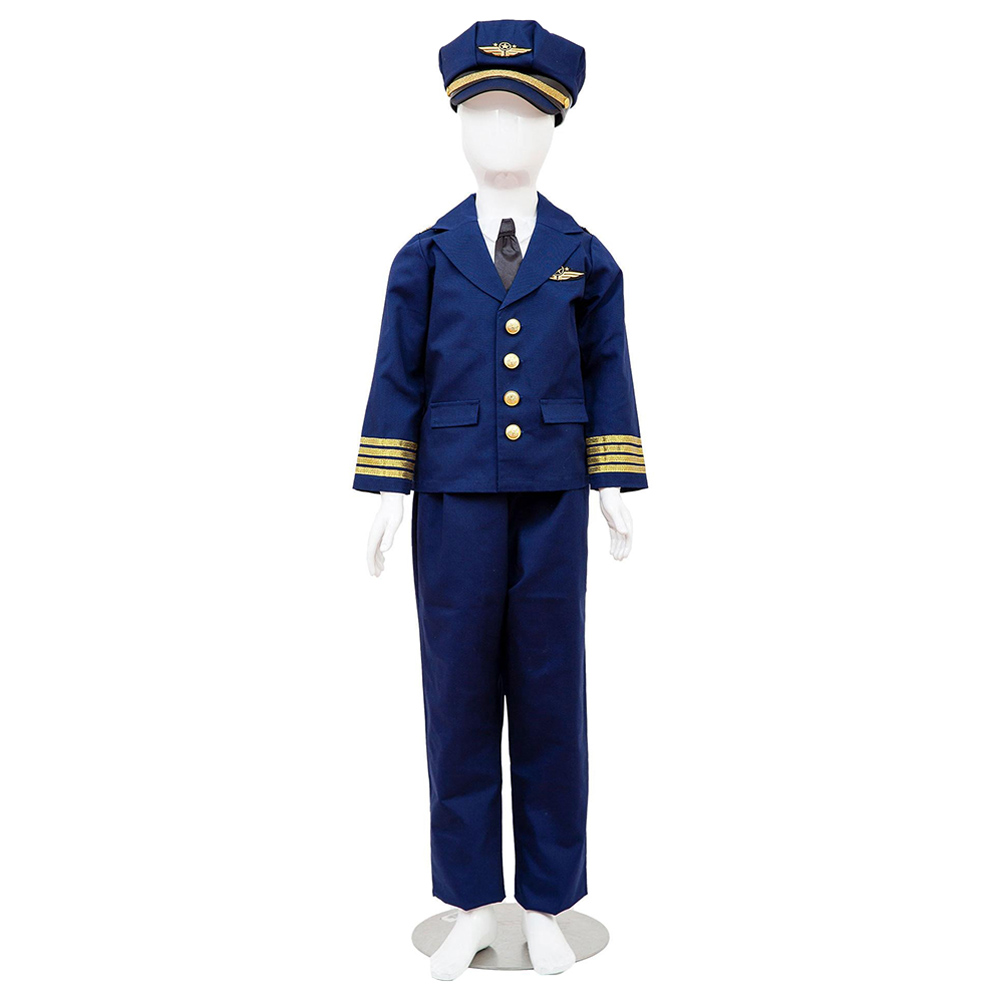 Party Centre Child Pilot Costume Toddler Blue