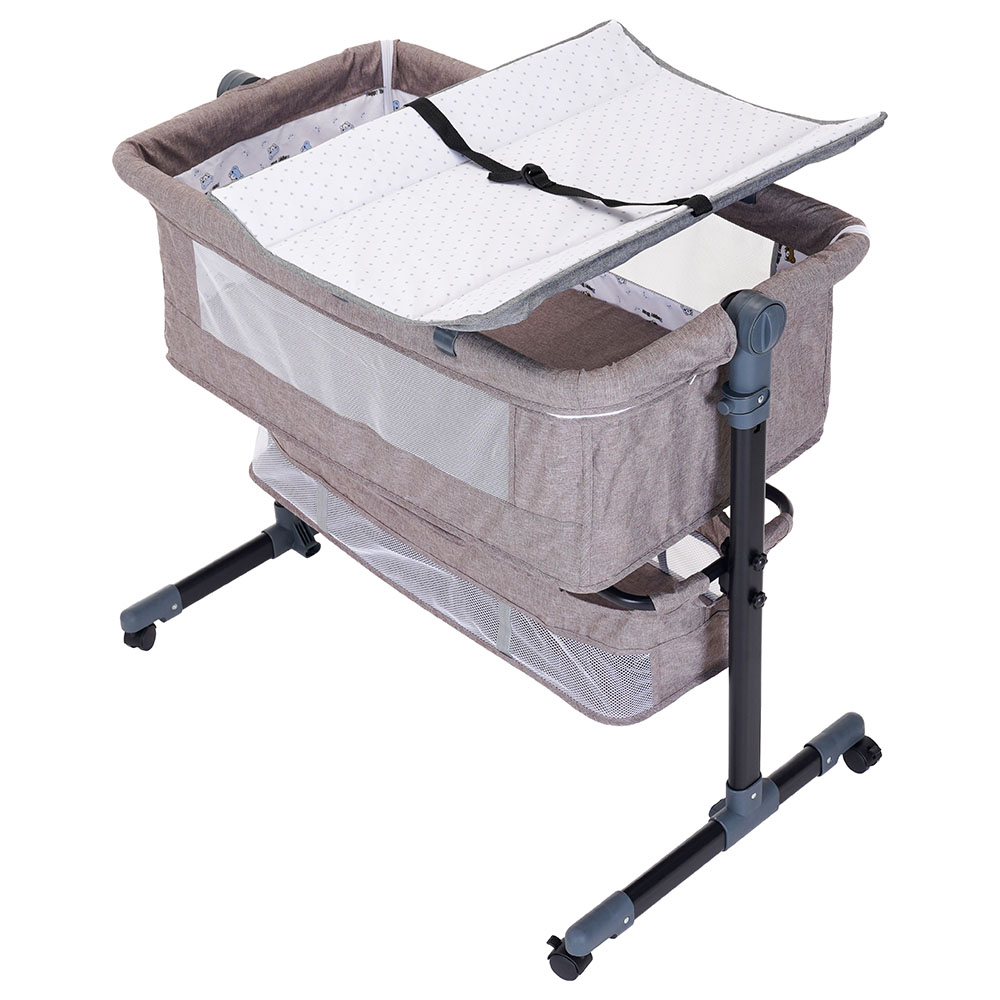 Uniqoo Tita T Modern Travel Baby Bed Khaki Buy at Best Price from