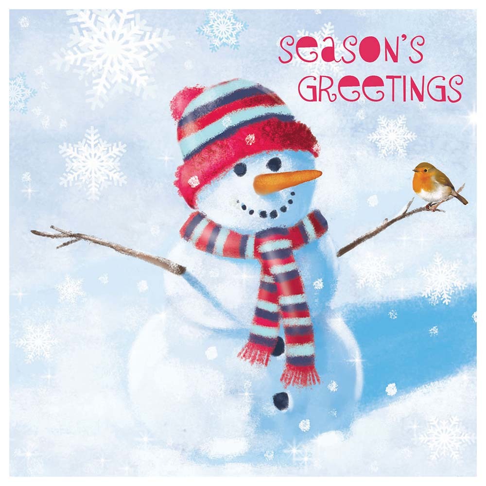 Otter House Help For Heroes Xmas Card Pack Snowman's Friend Buy at