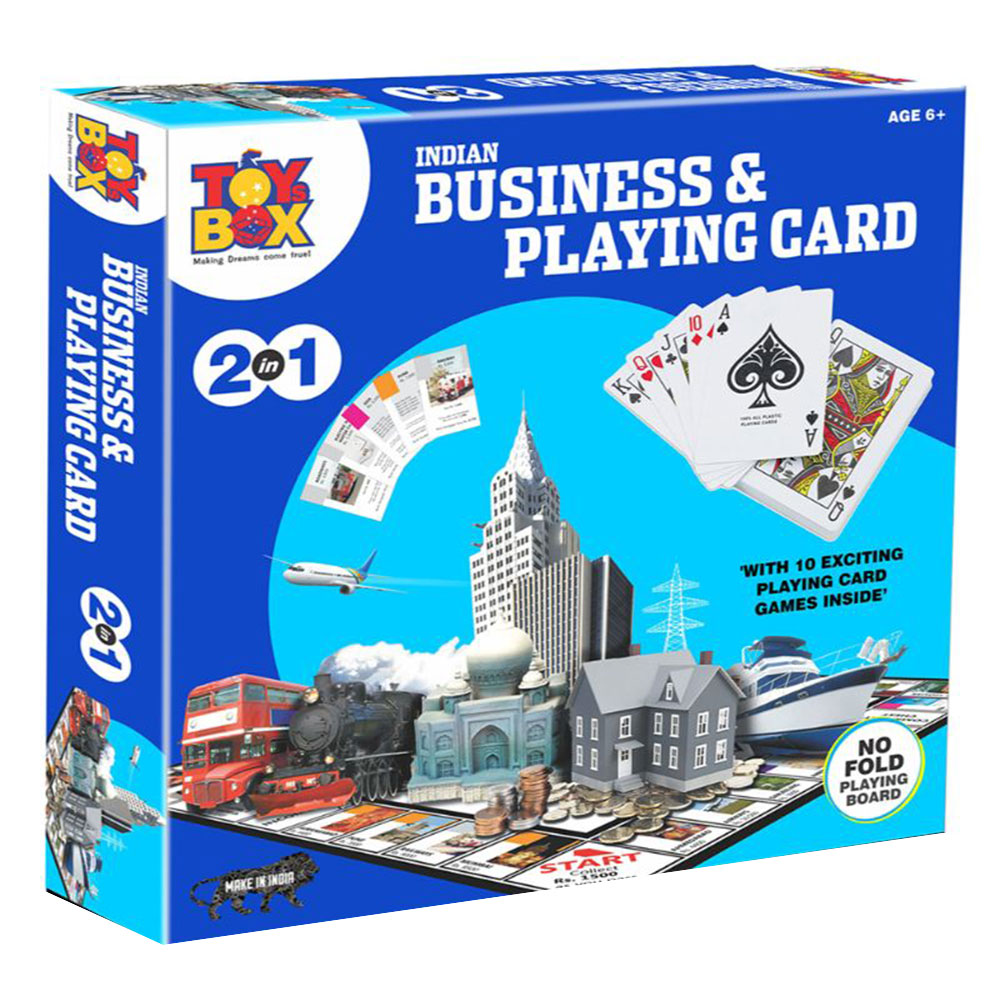 Toy Box 2in1 Business (Indian) and Playing Cards Buy at Best