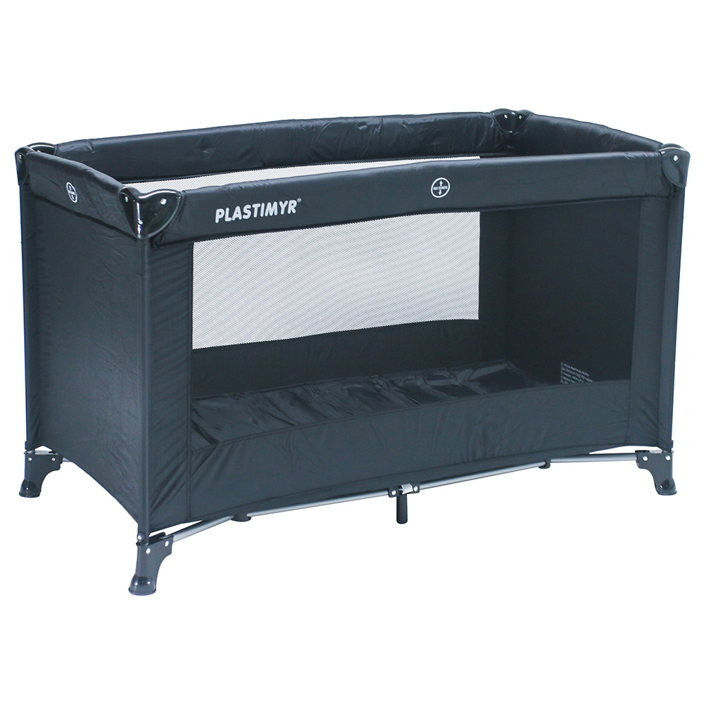 Plastimyr Noon Travel Cot Black (Exclusive)