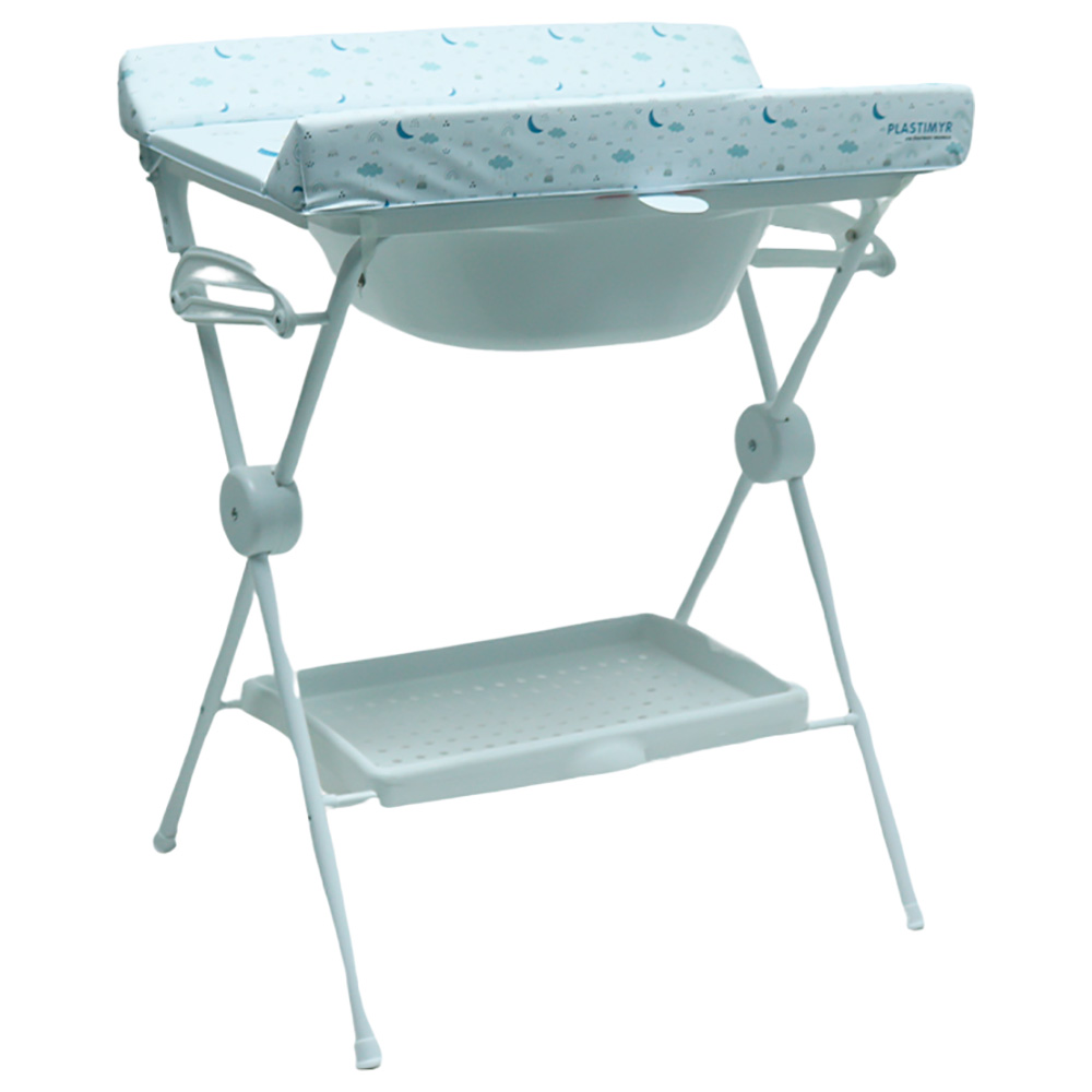 Baignoire Bébé Plastimyr MOB Avec Tiroirs Et Table à Langer - Commode Tout-en-un Blanche - 8