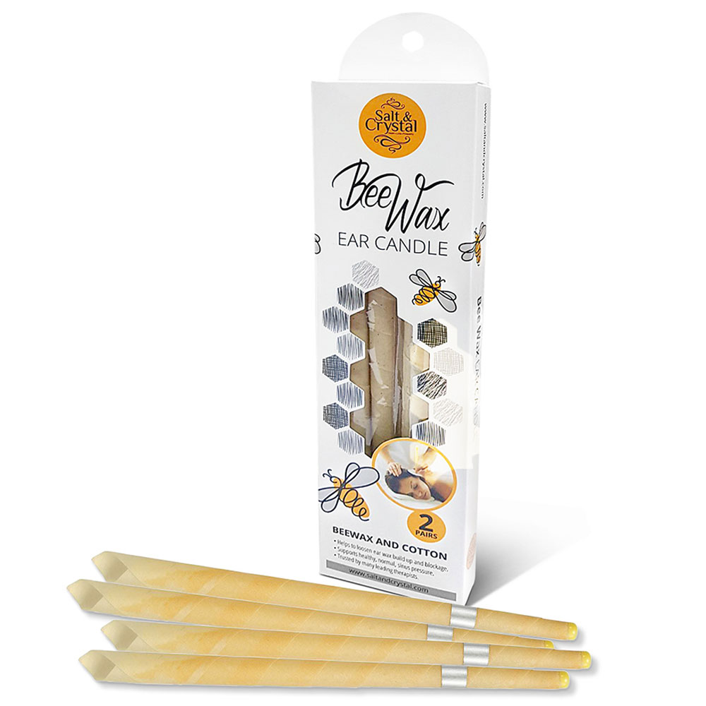 Salt & Crystal 100 Natural Bee Wax Ear Candles Buy at Best Price
