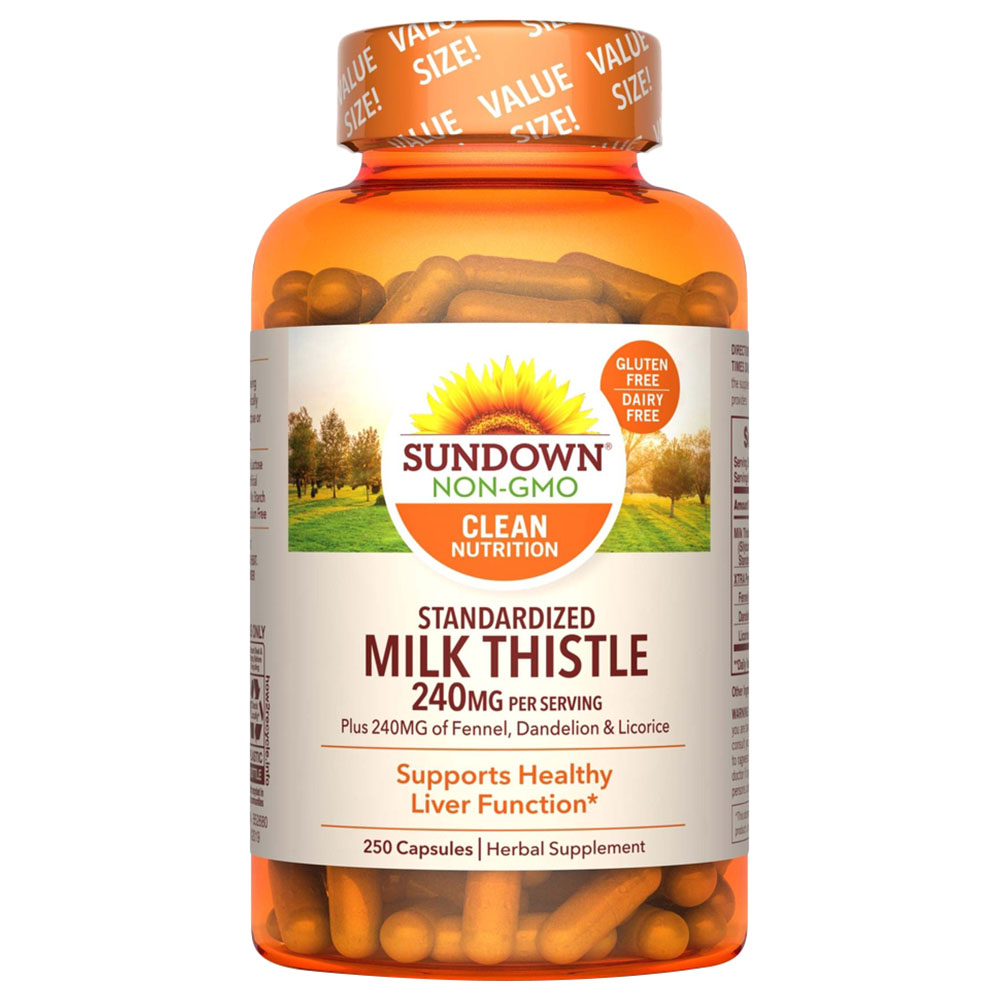 Sundown Milk Thistle Capsules 250's