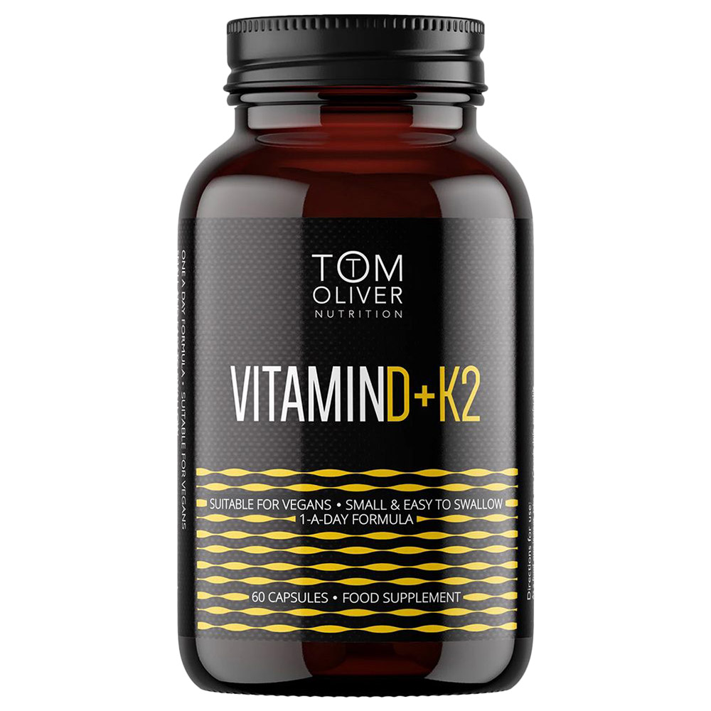 Tom Oliver Vitamin D+K2 Capsules 60's