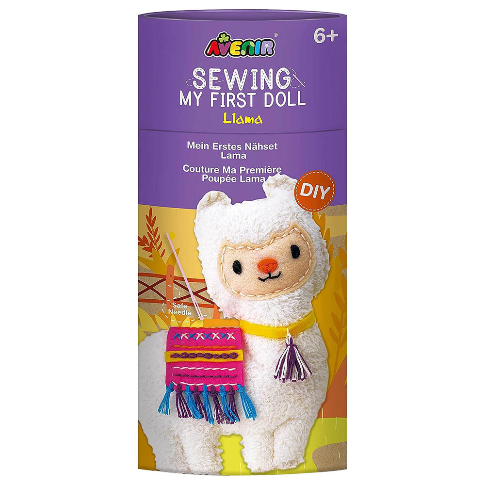Avenir Animal Sewing Kit For Beginner Kids Arts & Crafts Soft Toy My First Sewing Kit Includes Snoozy Lamb With Fun Shoulder For Learn To