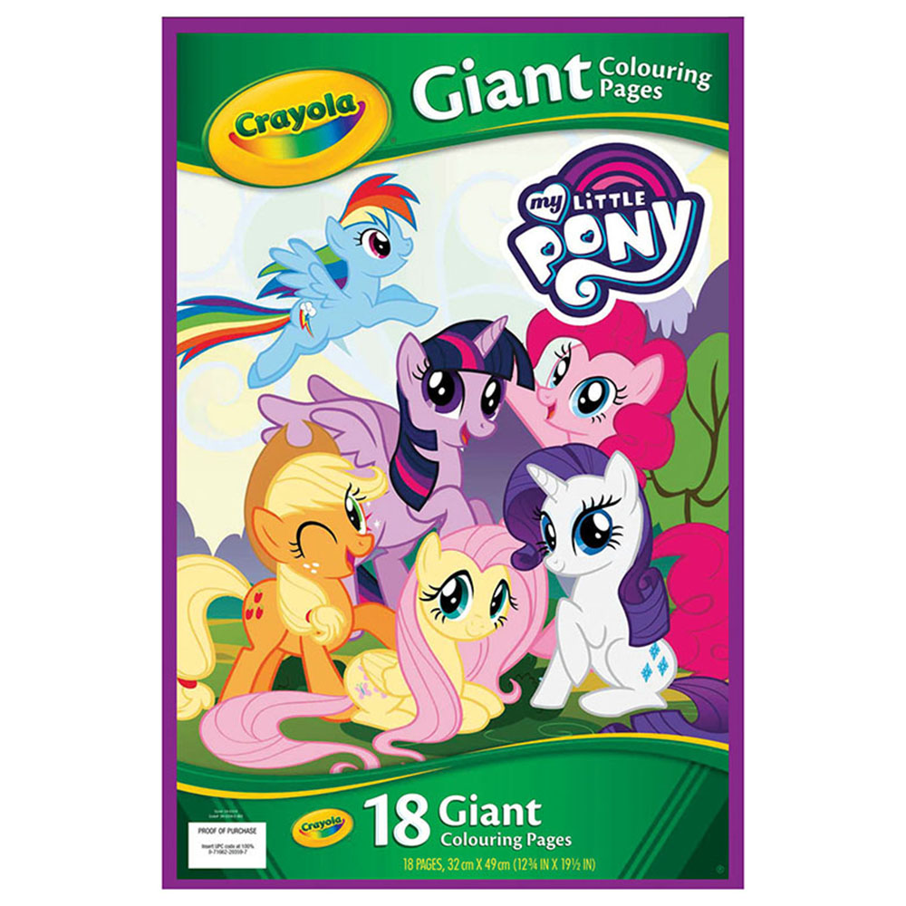 Crayola Giant Coloring Pages My Little Pony Buy at Best Price from