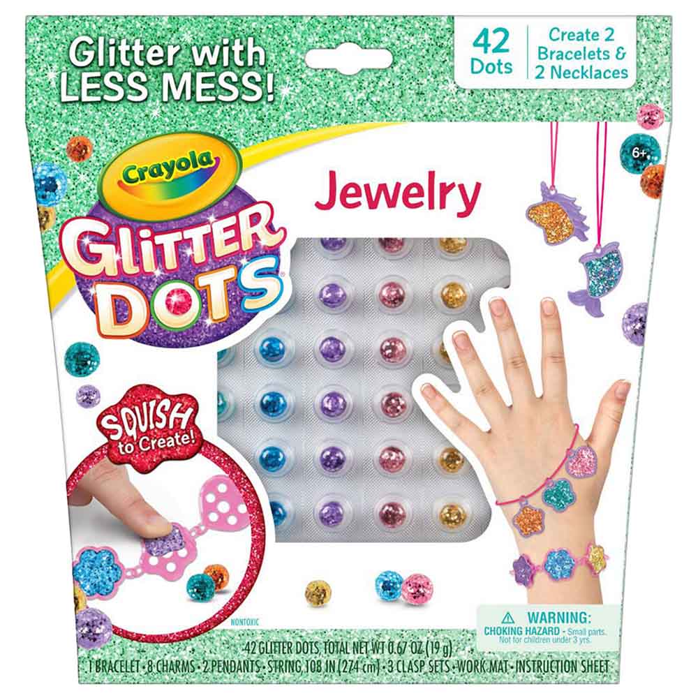 Crayola Glitter Dots Jewelry Kit 42pcs