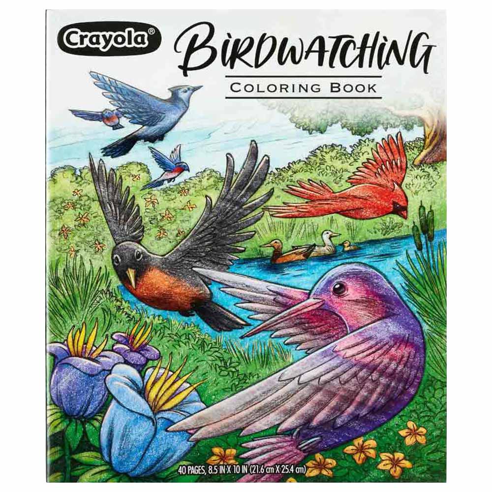 Buy Crayola - 40-Page Colouring Book - Bird Watching in UAE | Mumzworld