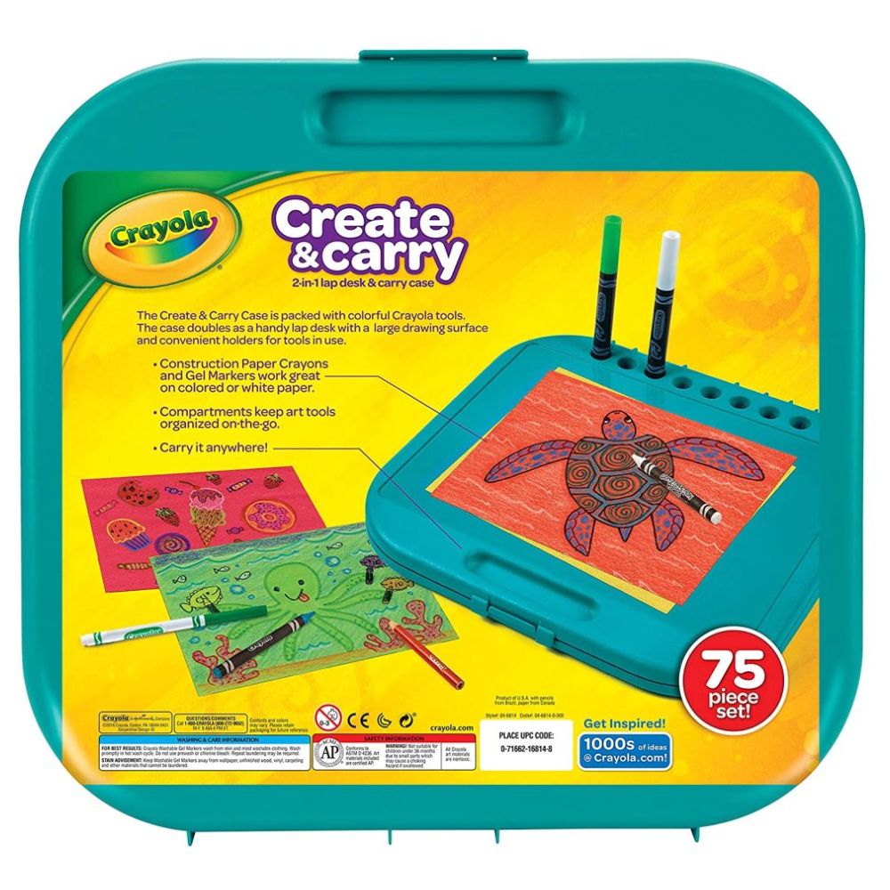 Buy crayola create and carry case in ksa mumzworld