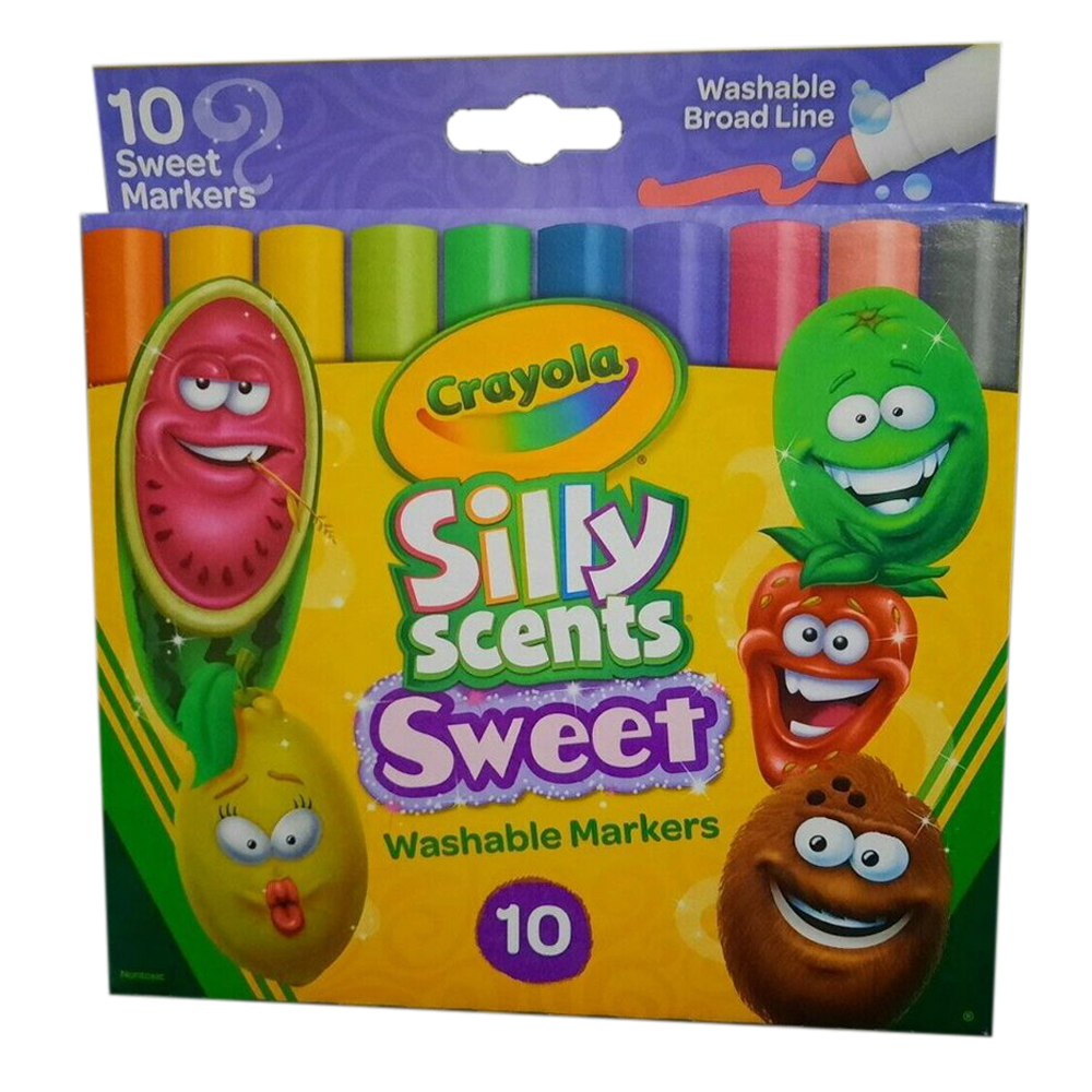 Crayola Silly Scents Sweet Dual-Ended Markers - Assorted - 10
