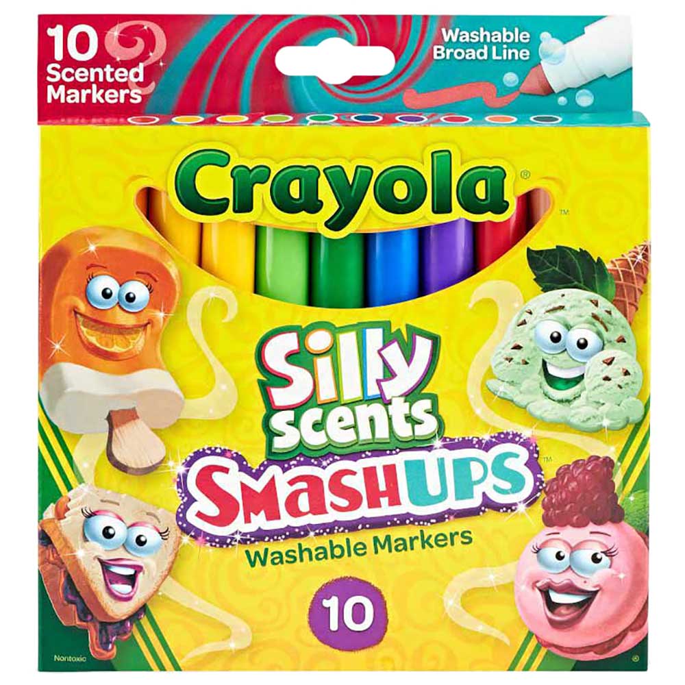  Crayola My First, Tripod Washable Markers for Toddlers