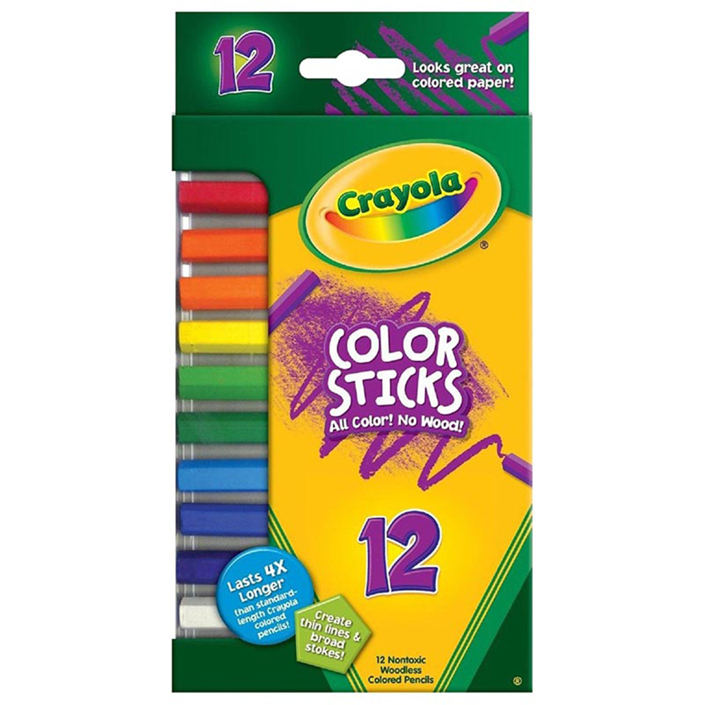 Sticks Color Chart Buy Crayola - 12 Color Sticks Online | Mumzworld
