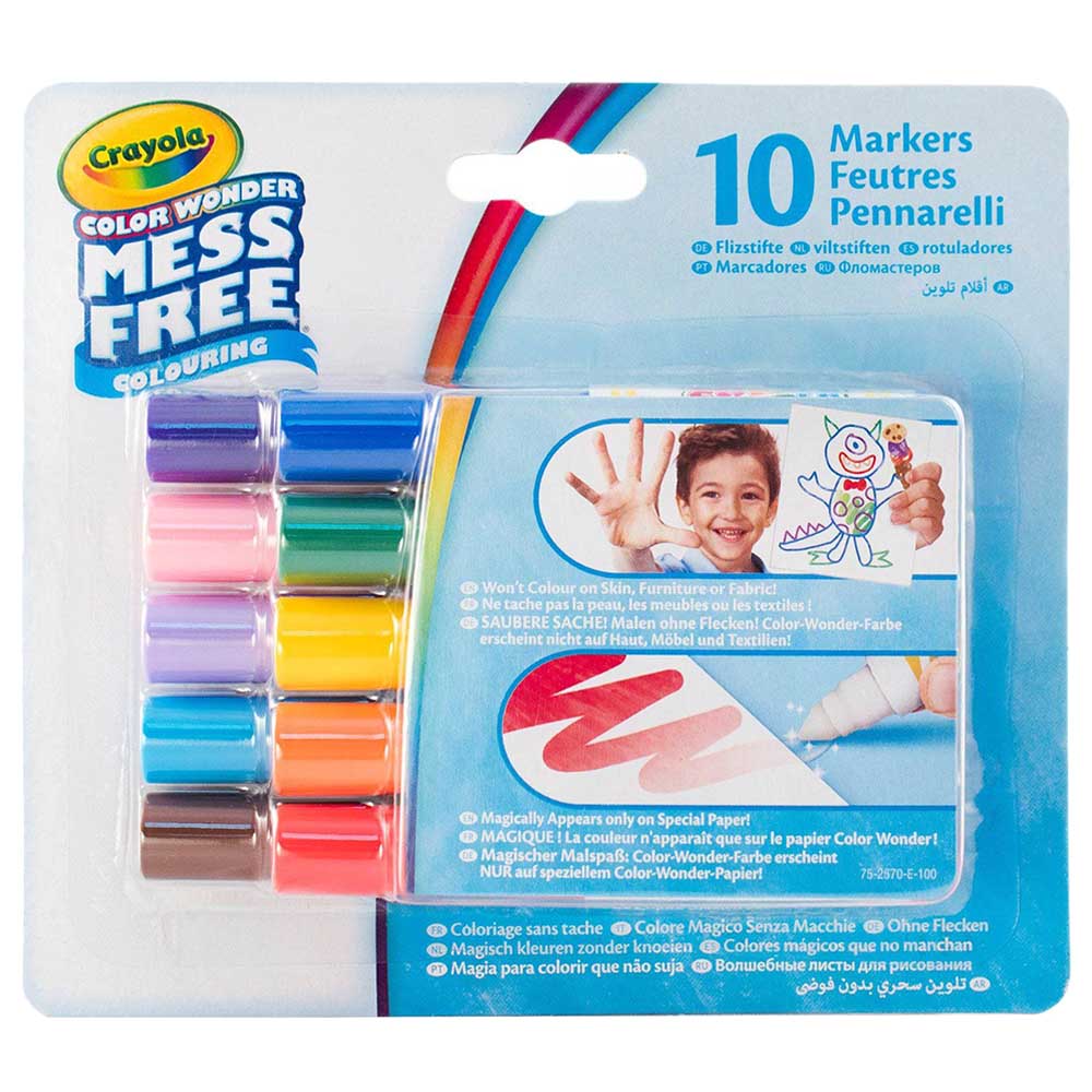 Crayola Mini Color Wonder Markers Pack Of 10