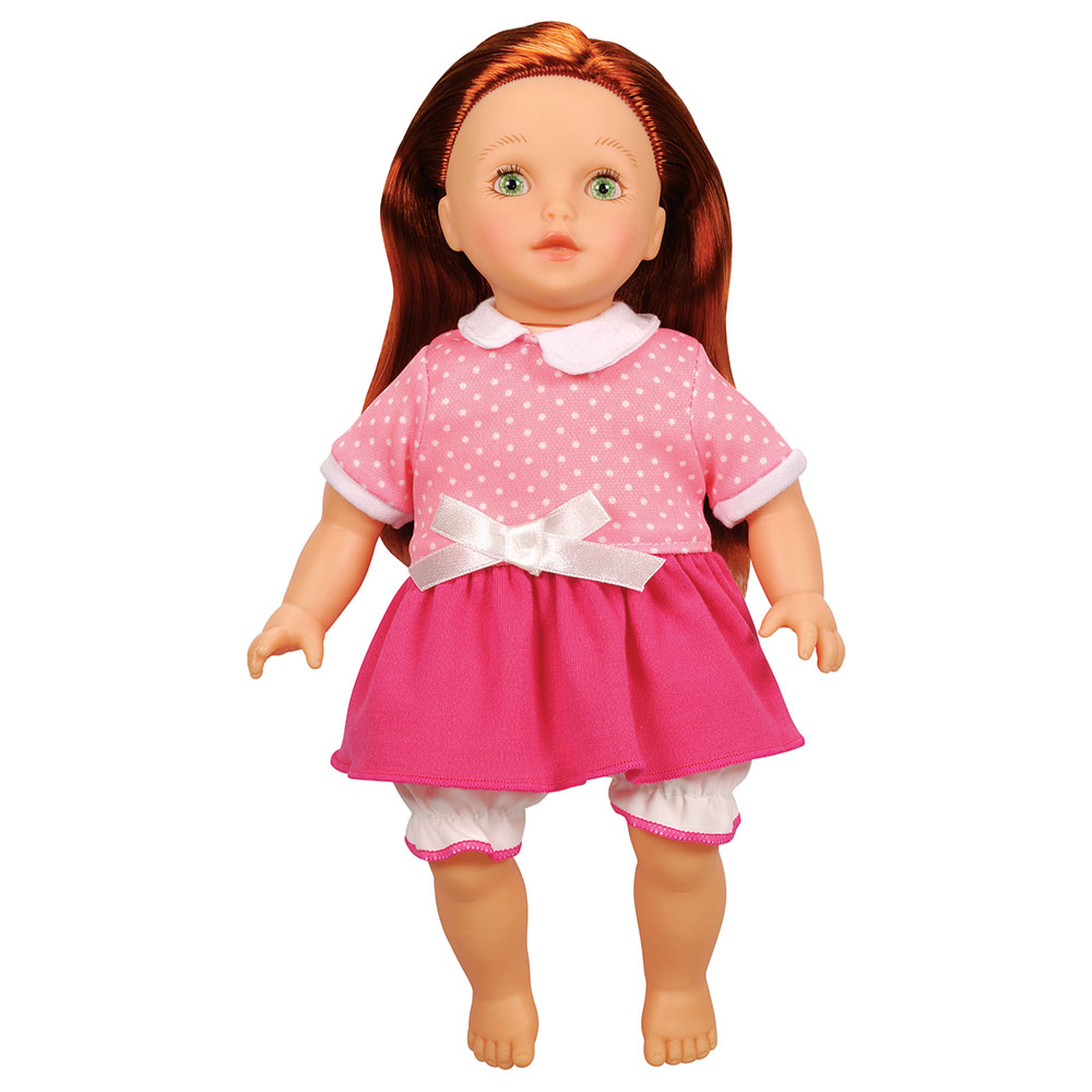 Lotus SoftBodied Caucasian Baby Doll 11.5inch Pink