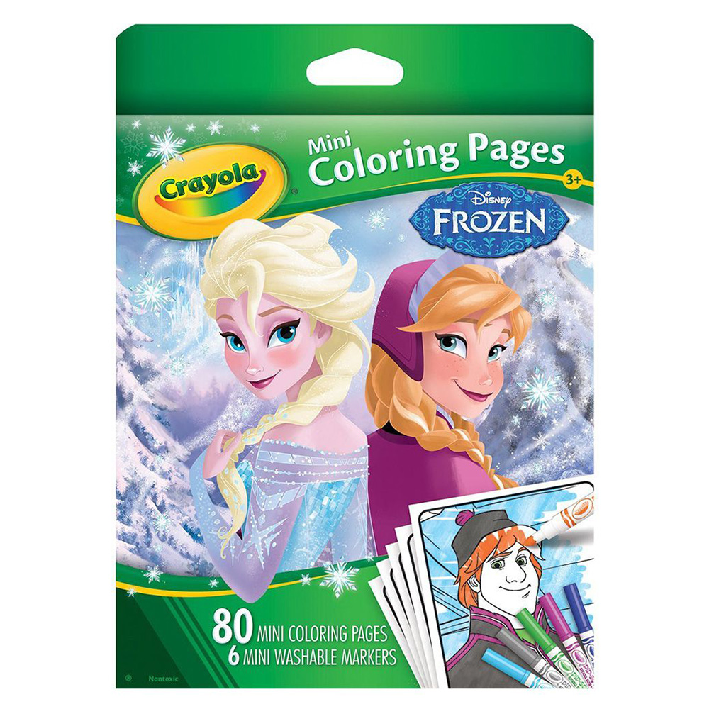 Crayola - Frozen Mini Coloring Pages | Buy at Best Price from Mumzworld