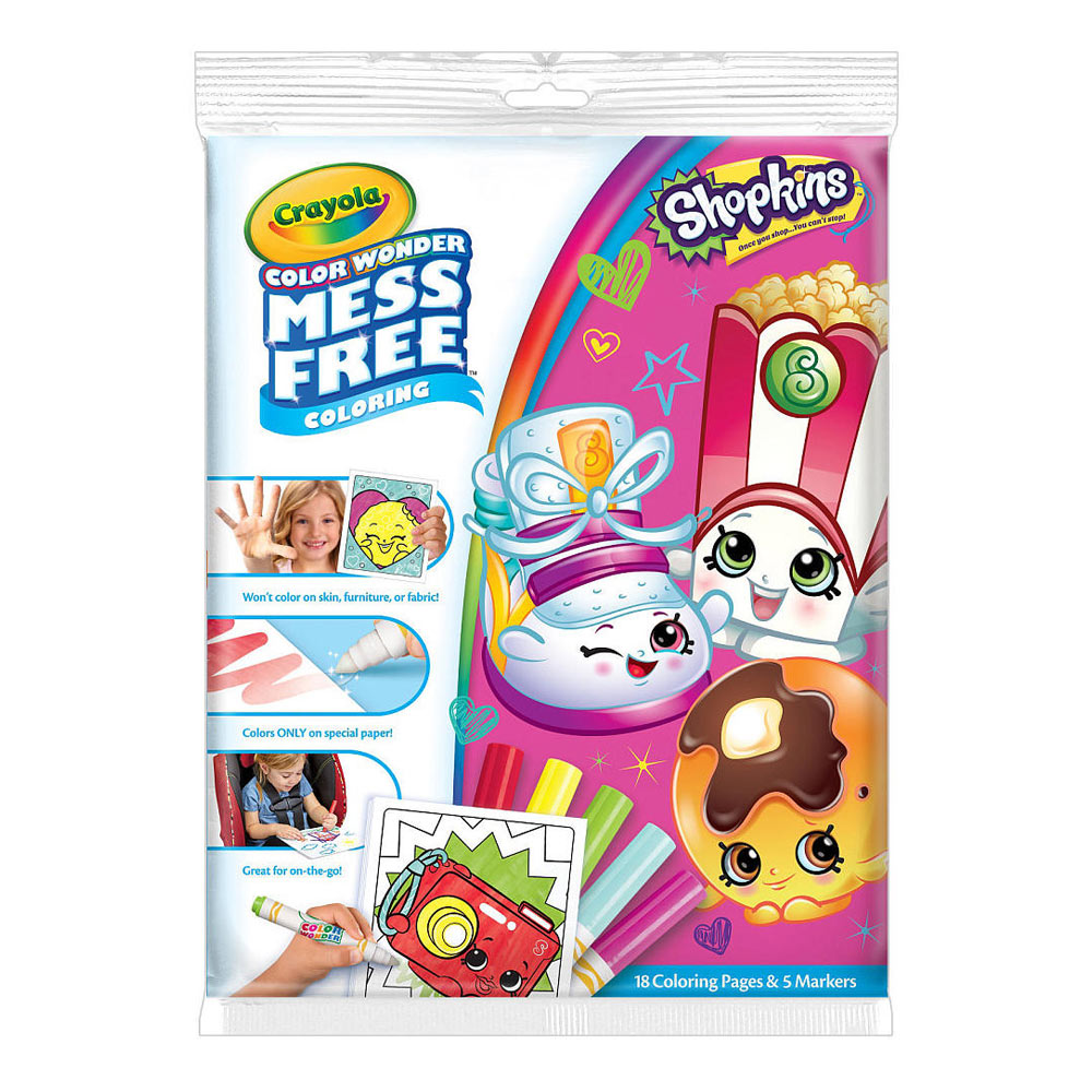 Buy Crayola Color Wonder Shopkins in UAE Mumzworld