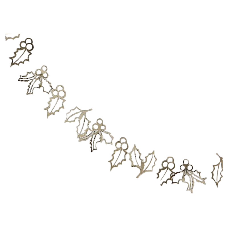 Ginger Ray Delicate Holly Garland Gold