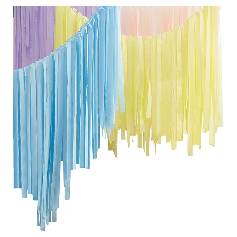 Ginger Ray - Pastel Streamer Ceiling Decoration