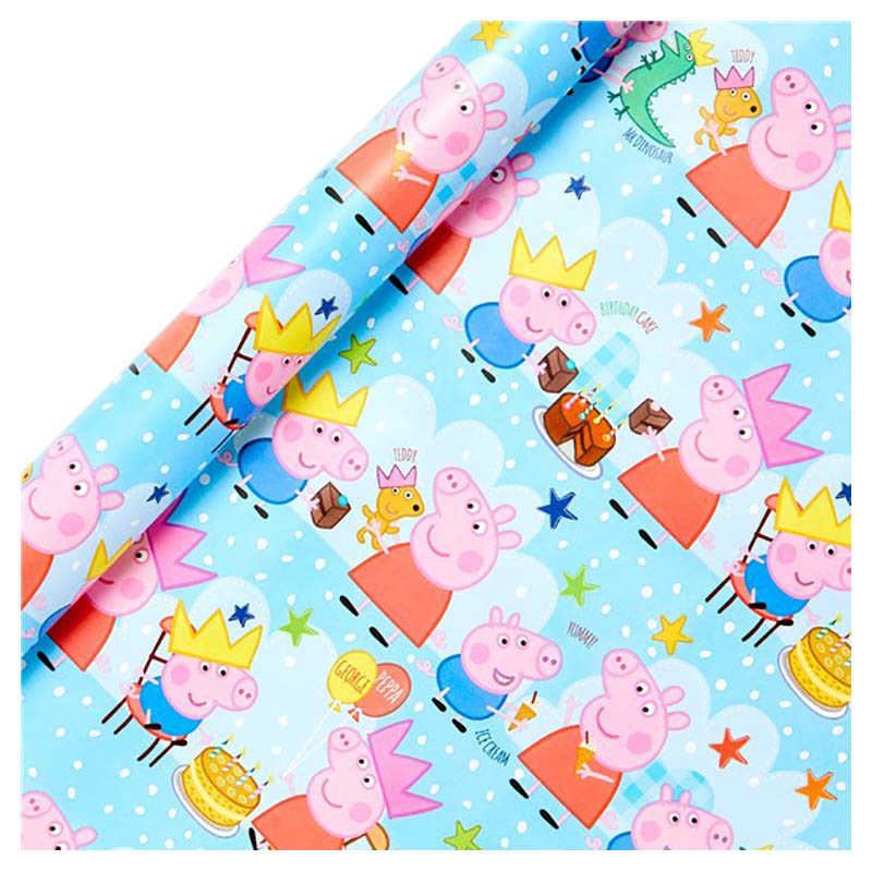 Party Camel Peppa Pig Wrapping Paper Roll