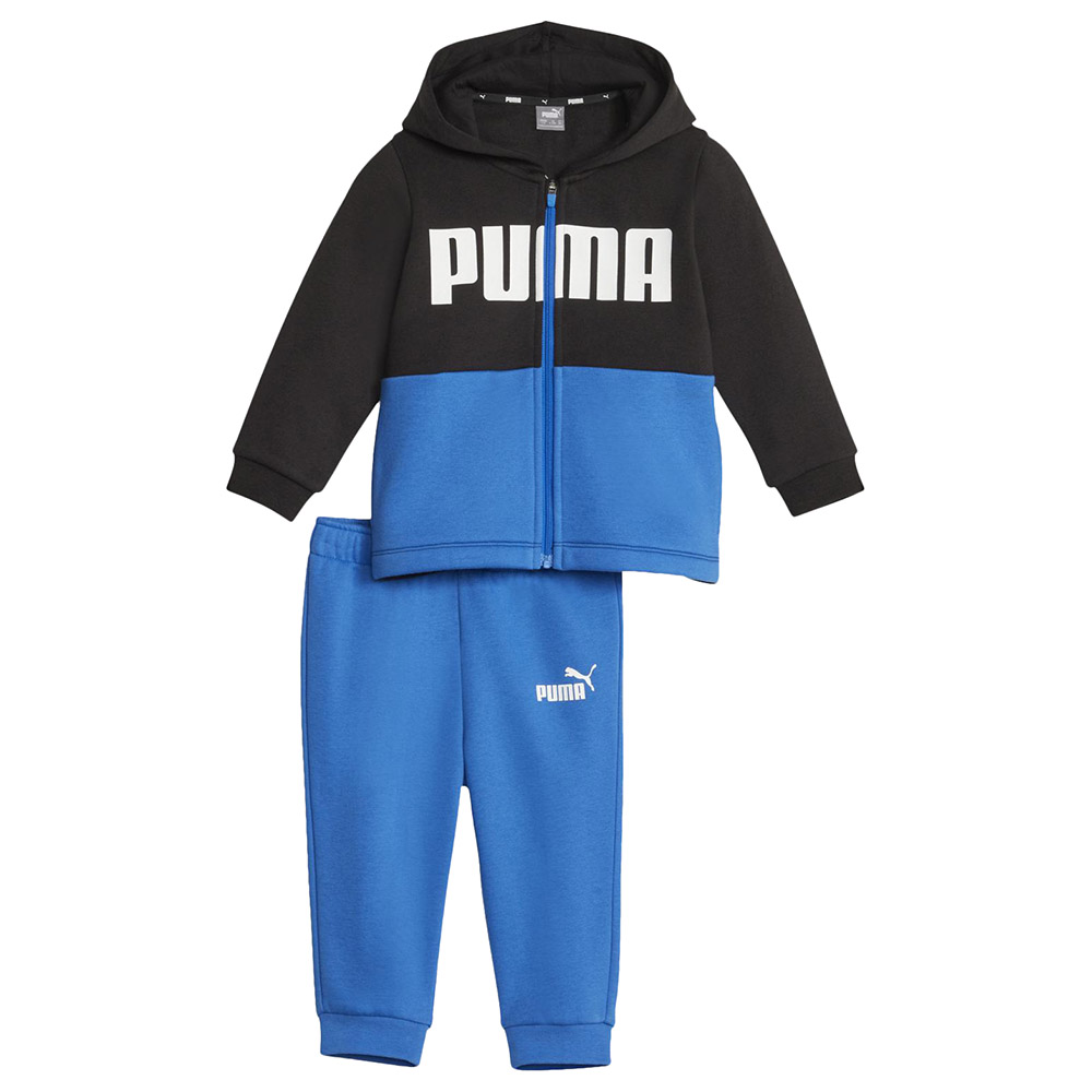 Puma - 2pc-Set - Colorblock Jogger Suit - Racing Blue
