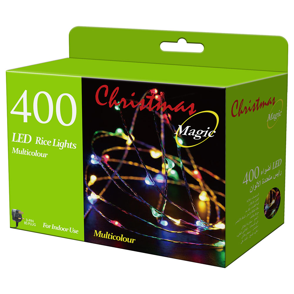Buy Christmas Magic - 400 LED Multicolour Rice Lights in UAE | Mumzworld