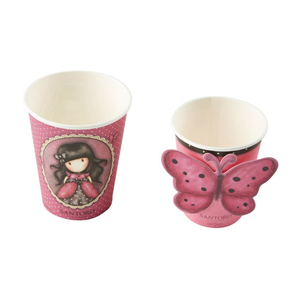 Santoro Gorjuss Ladybird Paper Cups Pink Santoro Gorjuss Ladybird Paper Cups Pink