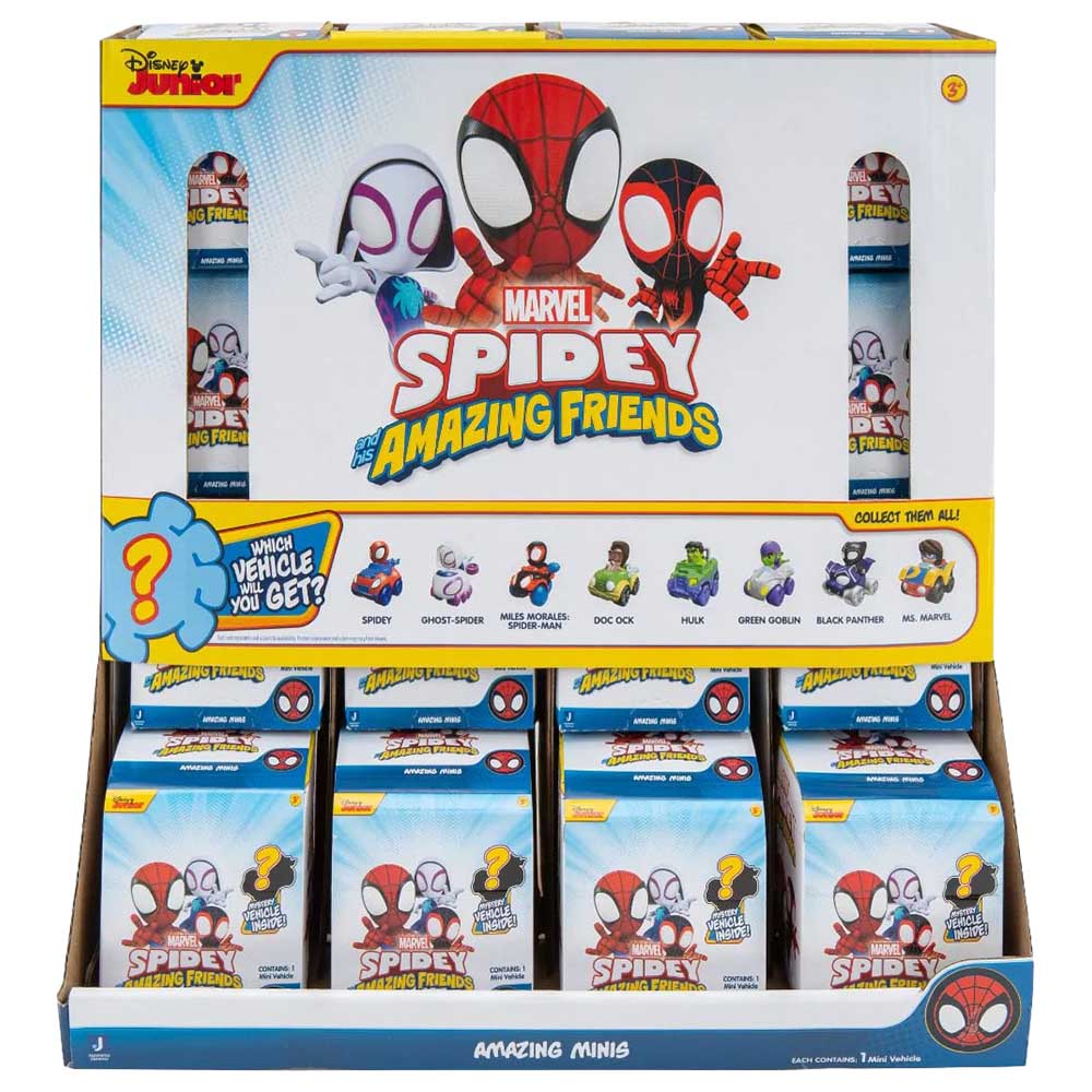 Véhicule Spidey and his Amazing Friends + figurine x8 JAZWARES
