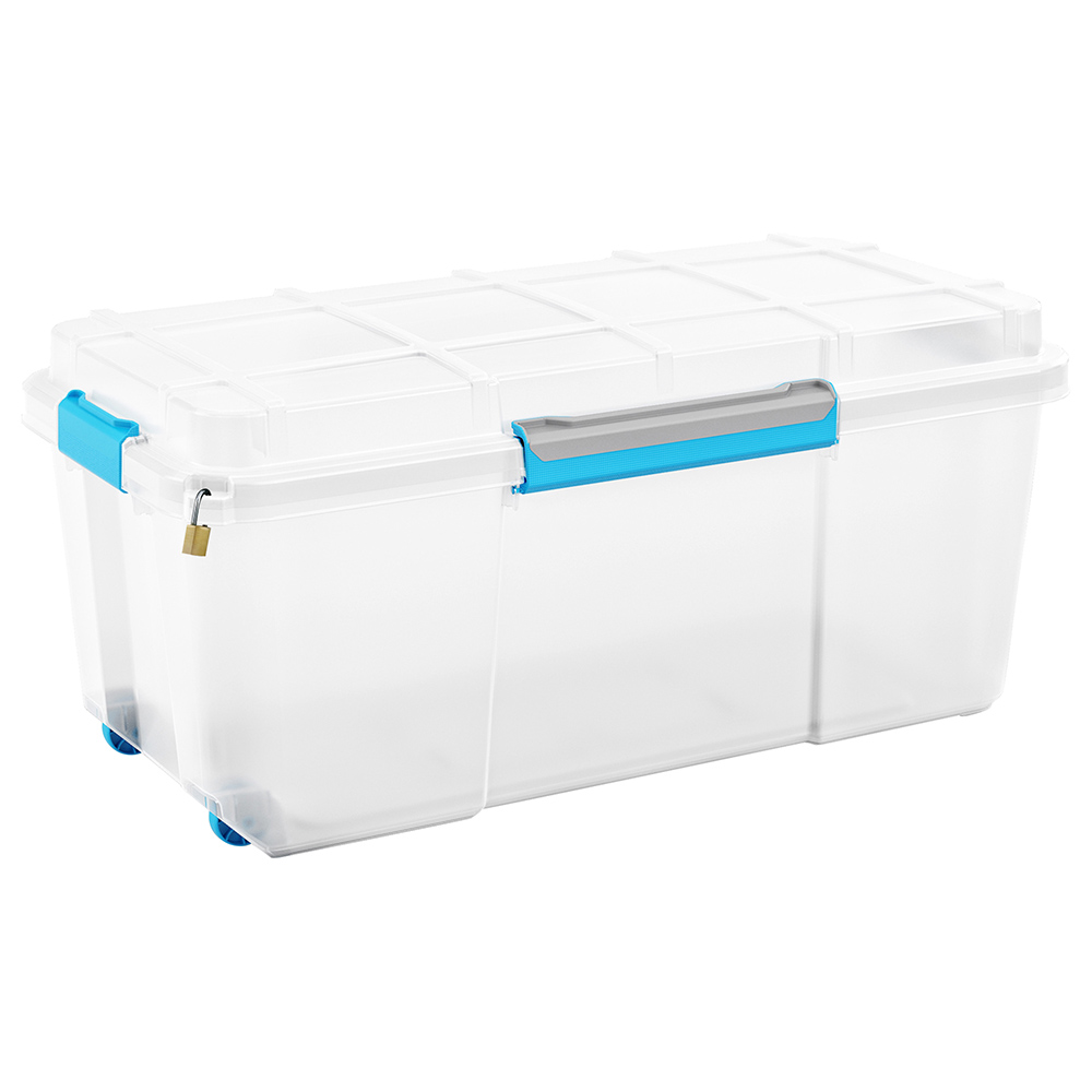 Coffre De Rangement KIS SCUBA BOX M 45L - Étanche, Avec Joint Et Poignée Verrouillable, 50x39x34cm