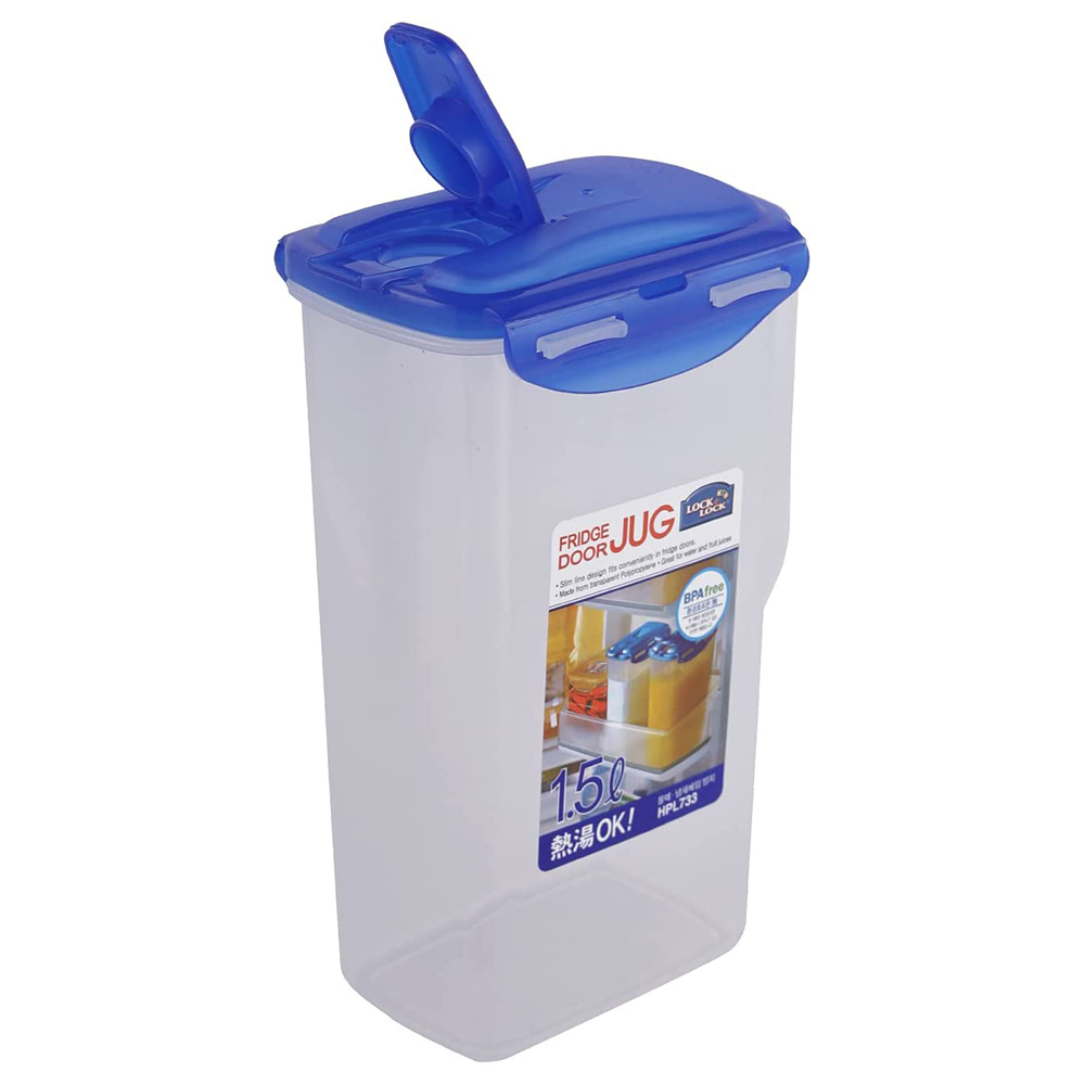 LocknLock Fridge Door Jug 1.5L Clear