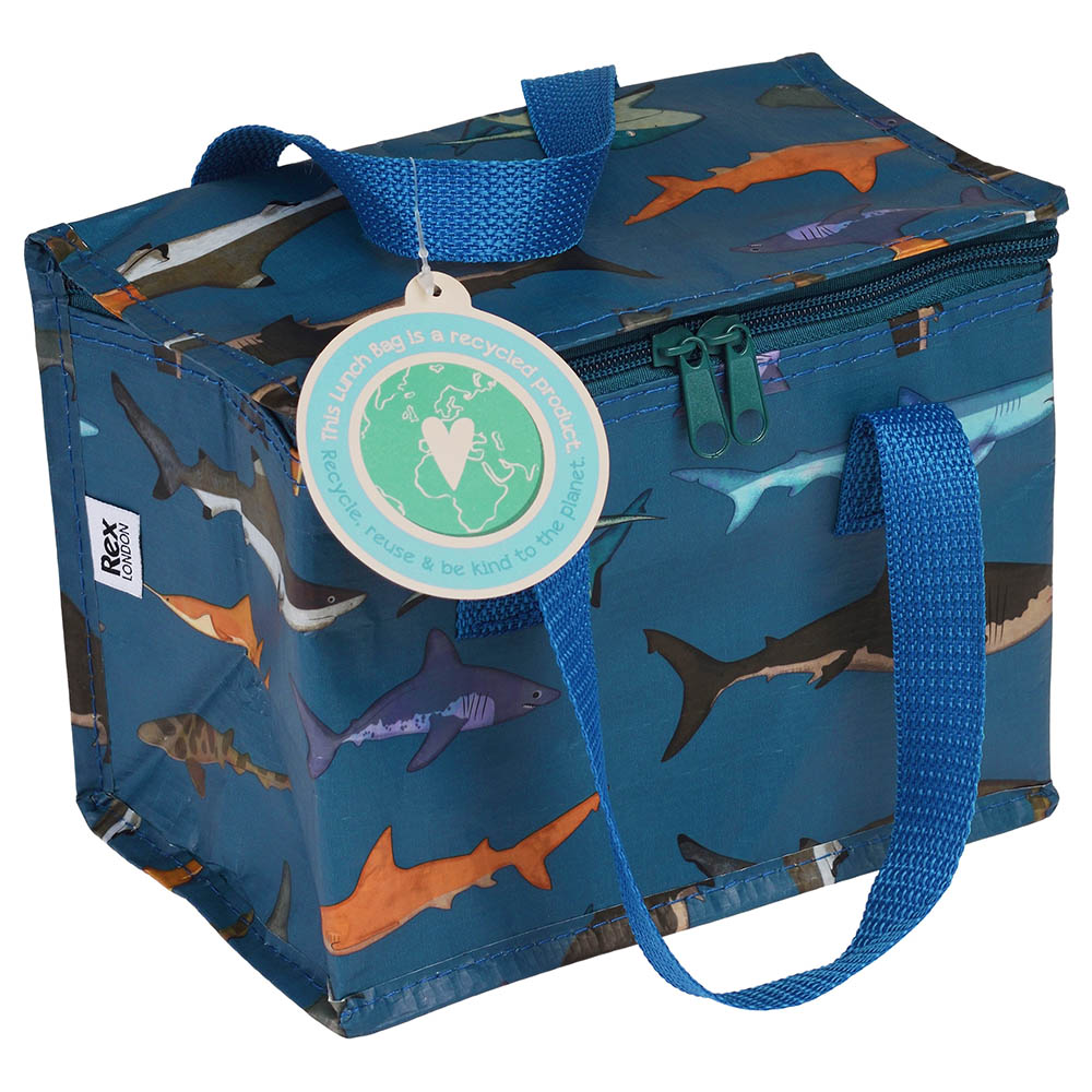 Rex London Insulated Lunch Bag Sharks