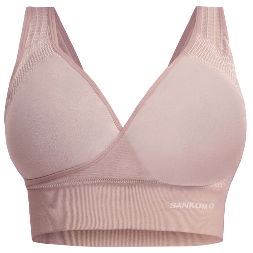 Sankom Maternity Bra For Support And Posture Beige