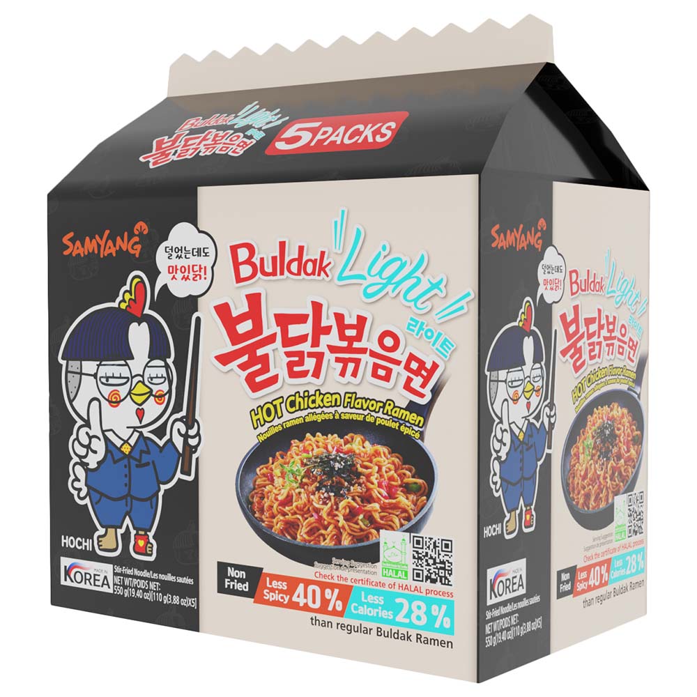 Samyang - Buldak Ramen Light 110g Pack of 5