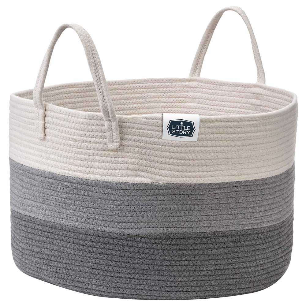 Little Story - Multi-Purpose/Laundry Caddy Basket XXL - Grey