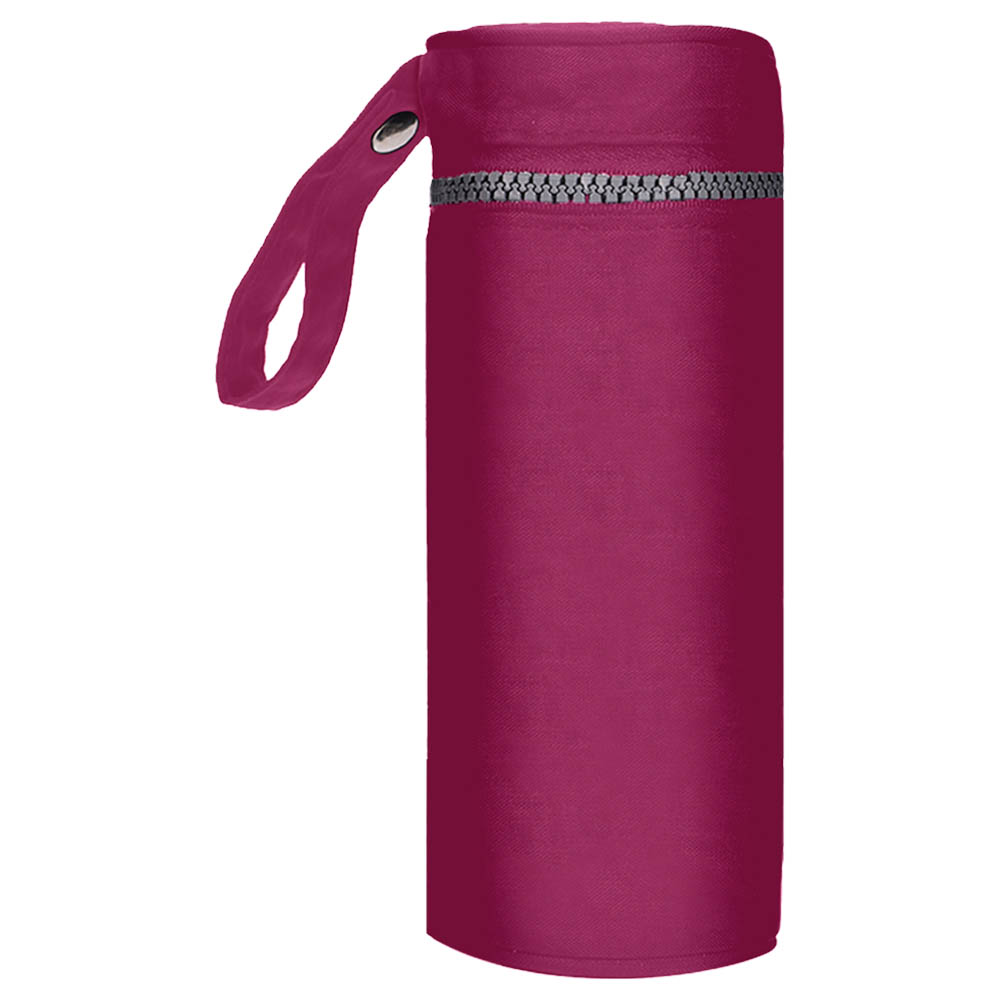 Little Story Insulated Bottle Bag W/ Clip On Purple