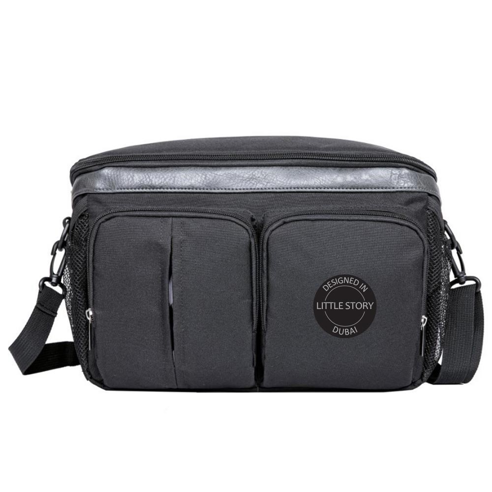 Stroller pouch organizer top