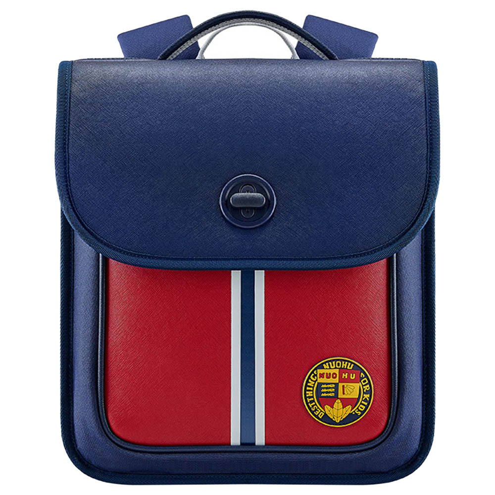 Nohoo Preppy Spine Protection School Backpack 13.2Inch Blue