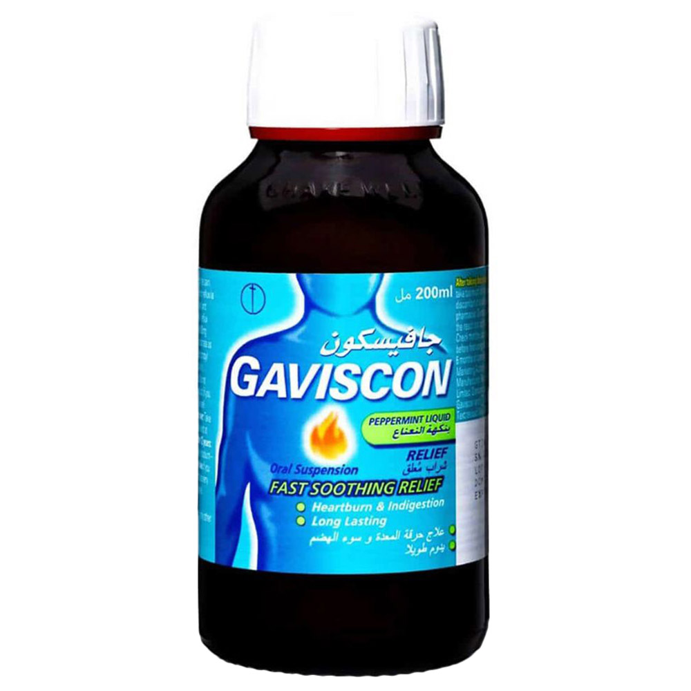Gaviscon Oral Suspension 200ml Peppermint
