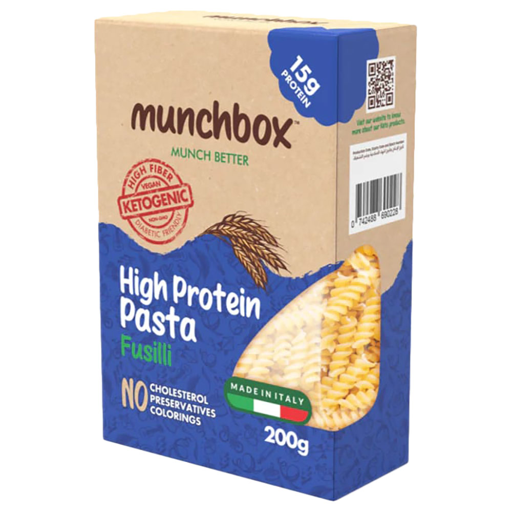 Munchbox High Protein Low Carb Pasta Fussilli 200g