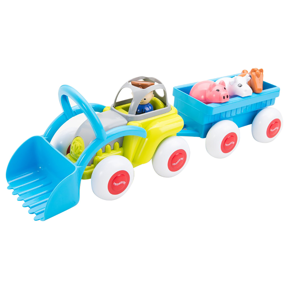 Viking Toys Midi Tractor With Animals Playset