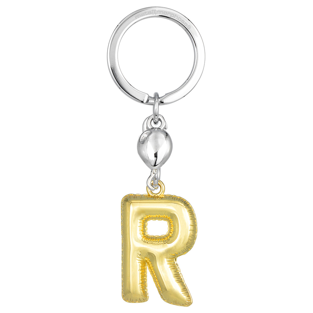 Key Ring Letter R Buy Metalmorphose - Charm Carrying Letter R Keyring - Gold in UAE ...