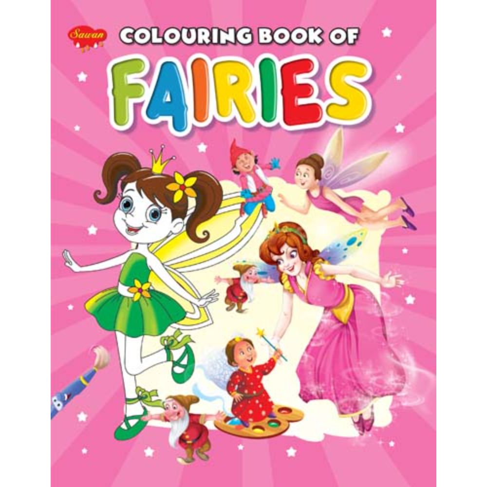 Buy Sawan Colouring Book Of Fairies in KSA | Mumzworld