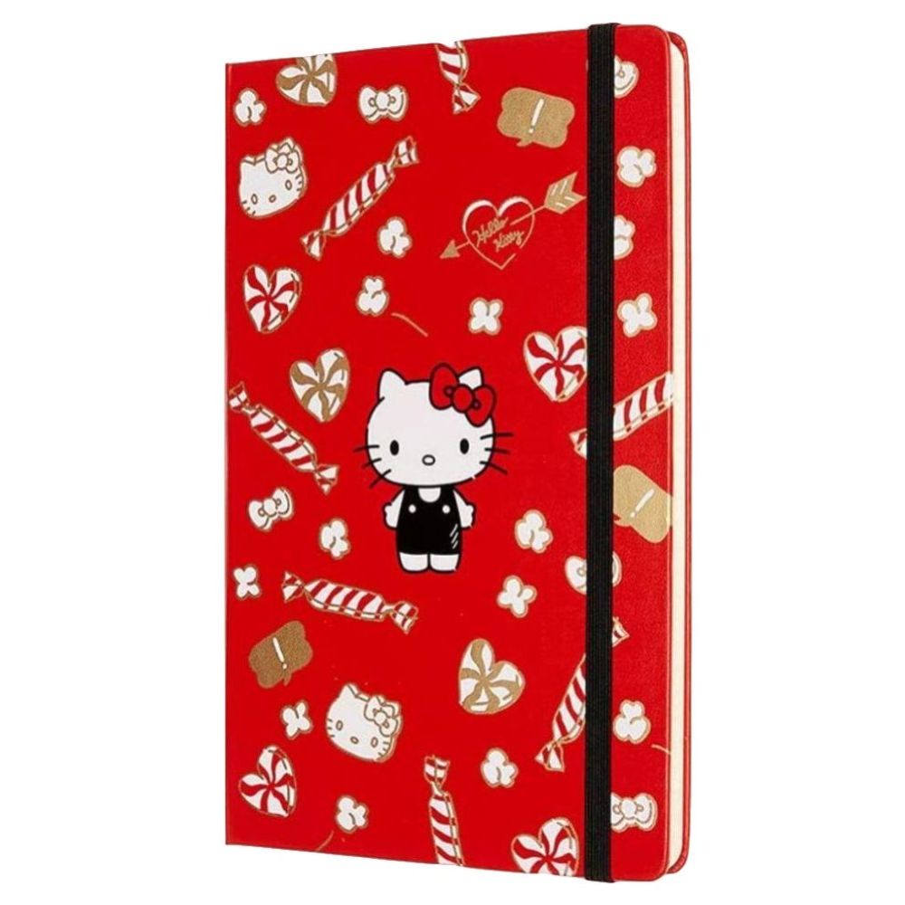 Moleskine Limited Edition Hello Kitty Ruled Notebook Hard Cover Red
