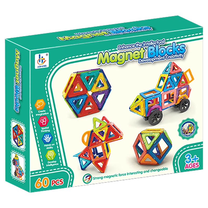 330 Blocks Buy Little Learners - Magnetic Blocks - 60pcs in KSA | Mumzworld